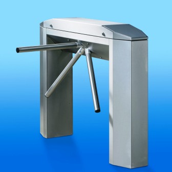 Long Housing Motorized Turnstile, Stainless Steel