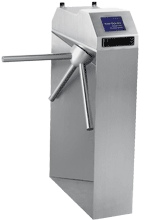 Alvarado EDCX-SC2 Ticket Scanning Turnstile with Wireless Ethernet and TFT Patron Display